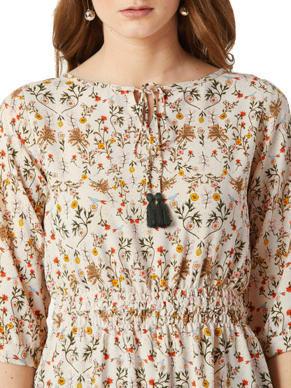 Miss Chase Women's Floral Relaxed Fit Top